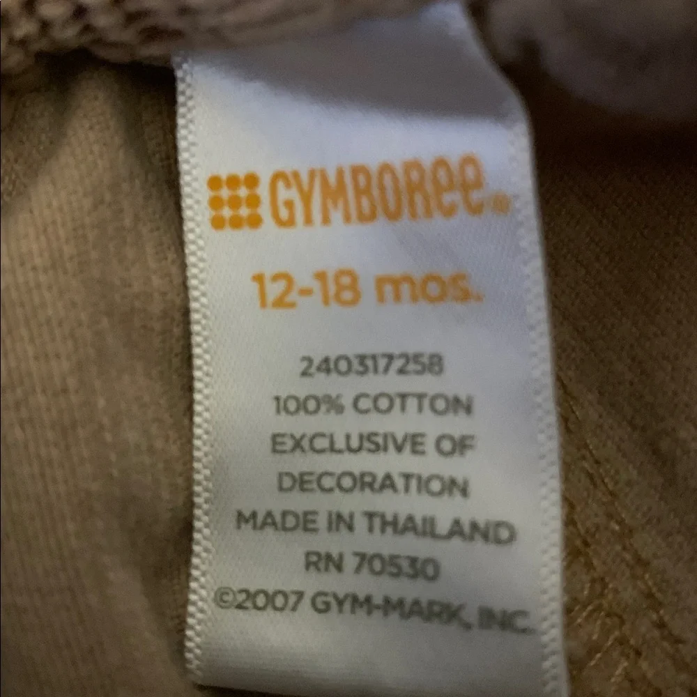 Gymboree Western Cowgirl Park City Boot Tan Corduroy Ruffle Pants 12-18 Months